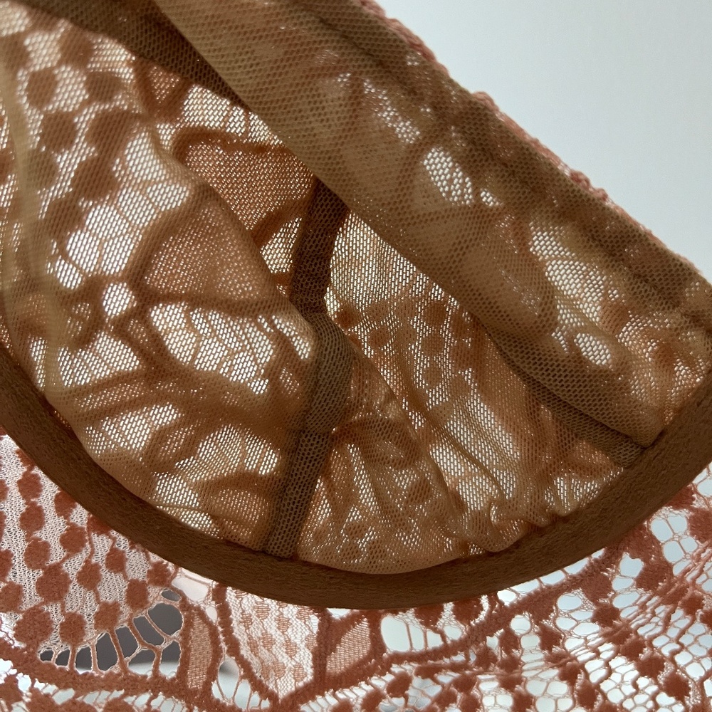 For Love and Lemons Lace Bralette - Blush Pink - Picture 8 of 11
